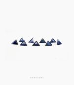 Triangle-Shaped Blue Sapphires for Custom Jewelry Designs