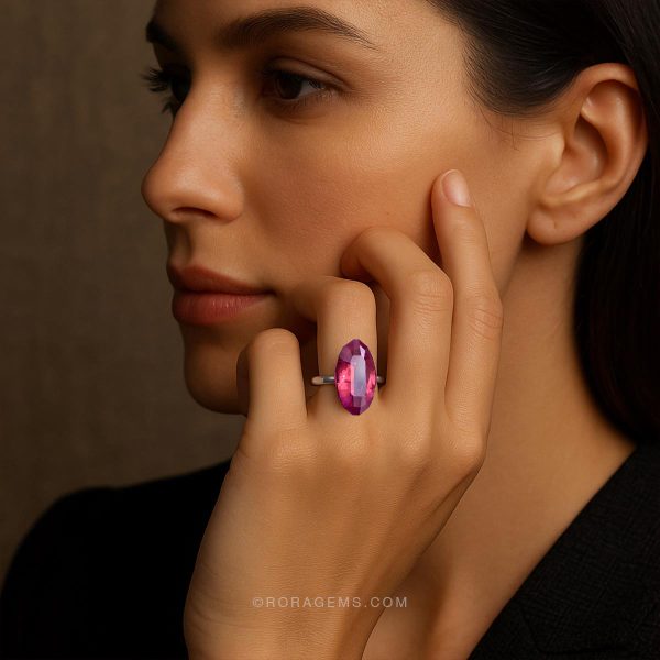 padparadscha sapphire ring for women in spain, Vietnam, South Korea, Maldives, Romania