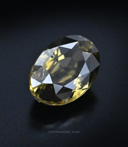 Natural 8 carat brownish green zircon from Sri Lanka – December birthstone gemstone for affordable jewelry and collectors in USA